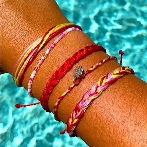 🍀Handmade Adjustable Flower Bracelet Set🍀